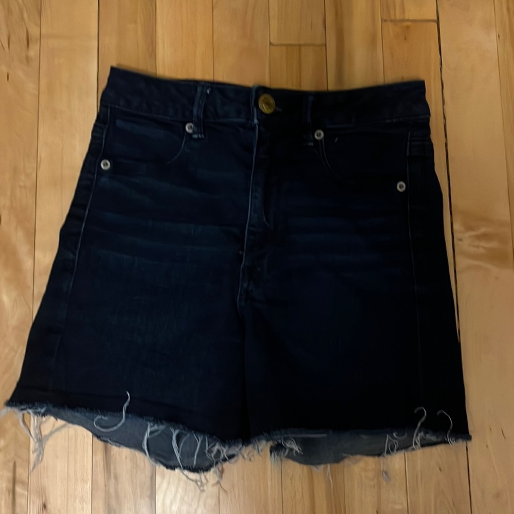 AA high rise cutoff shorts